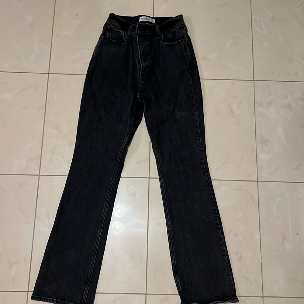 abercrombie jeans 70s vintage flare curve love